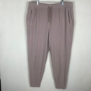 Patagonia Micro D Fleece Joggers Mauve Pink Pants XL
